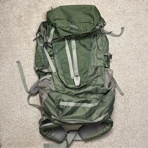 KELTY Coyote 80 Cypress Backpack Green Hip Waist Belt Hike Backpacking Framed